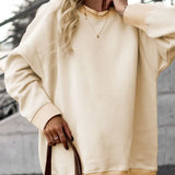 Women's Loose Collar Movement Fashion Long-Sleeved Sweating Spring Wearing A Set Of Women's