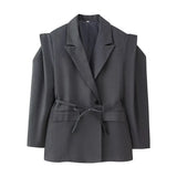 Explosion Women's Waistband Bandwidth Shoulder-To-Shoulder Suit