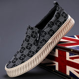 The Autumn Of 2025, The New Men's Shoes Fashion Casual Men's Canvas Shoes Comfortable Flat Soles Of Lazy Men's