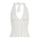 Cloth Forget Sweet Hot Storm Point Hanging Neck Smear Vest Hottie Design Wooden Ear Hem Repair Sling Sling