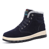 Men's Shoes Winter Plus Thick Snow Boots Trend High Help Martin Boots Men's Cotton Shoes Warm Casual