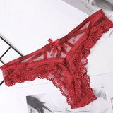 Hollow Lace Trousers Ladies Thongs T-Shirt Trousers T-Trout T-Trout T-Shirt