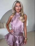 ZA Summer New Temperament Elegant Belt Dress Waist