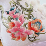 Zingj Boots Short Boots With Cotton And Wool Embroidered Boots, Embroidered Shoes Cloth Boots Inside The High Wedge Women's