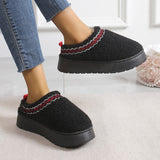 Bottom Wears Winter National Wind Emi-Ya Lace Fur Snow Boots Cold To Keep Warm Northeast Snow Cotton