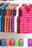 Winter women's Down Vest Fashion Female Sleeveless Coat Ladies Jacket Vest Warm Down Jacket for Women