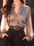 Unique Special To The Ocean To Reduce The Age Of The Beauty Of The Top Design Small Gray Acetic Acid Denatured Shirt Early