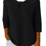 The New Autumn Of 2025, The French Thin Long-Sleeved Knitted Shirt Women's Early