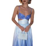 Women's Explosive Gradient Sling Ribbon Ribbon Dress Body