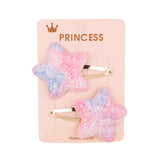 Glitter Cartoon Cartoon Love Heart Crown Hair Clips For Girls Handmade Hairpins Boutique Barrette Kids Hair
