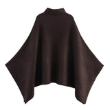 Women's Explosive Fashion Casual Asymmetric Knitted Cloak
