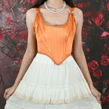 Fashion New Tiding Waist Vest Sexy Strapped Short Fish Bone Small Waist Vest