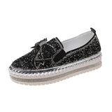Drill Pine Cake Lefu Shoes Flat Soles Of Casual Shoes Spring And Autumn New Butterfly Gelits Single