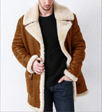 Autumn And Winter New Thick Fur Men's Coat Imitation Leather Woolen European Version Of Men's