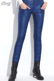 Women Down Pants Velvet Trousers Thickening Slim Thermal Female Warm Trousers Legging High Waist