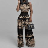 Women's Clothing In The Spring Of 2025 New Fashion Hot Casual Trousers Dress Print Sleeveless