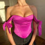 Zingj Summer Bundle Waist Show Back Strap Top Female Feeling A Word Collar