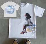 Street Fflirtion Cranium Brand New Printed T-Shirt Gothic High Street T-Shirt Round