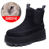 Skin Thick Bottom Pine Ice Boots Women 2025 Winter New Warm Thick Velvet Short Boots Comfortable Leisure Cotton