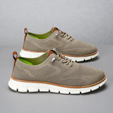 New Lightweight Lace Casual Men's Shoes Breathable Flying Woven Oleals Outdoor Sports Walking Shoes Men's Large