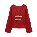 Women's ZA Autumn And Winter New Triptling With Soft