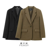 Women's ZA Street Fashion Blouse Casual Suit