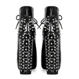 Y2K Thorny Punts Sexy Punk Coarse High-Size 44 Female Short Boots