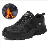 Warm Outdoor Hiking Shoes Tactical Combat Boots Training Shoes Running Men's Leisure Sneakers Tide