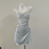 Pajamas 2025 New Thin Ice Silk Seduction Lace Small Chest Bare Back Slings Sexy Ajamas Sexy Ajamas Sexy Ajamas Private