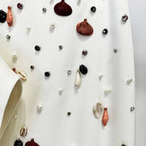 New Star Fashion Heavy Industry Shell Nails Set With Short Top Fishtail Half Skirt