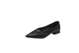 2025 New Sharp Head Soft And Comfortable Simple Simple Pure Color Fashion Single Shoes