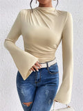 And Winter New Folding Design Horn Sleeves To Stand Up To The Lady's