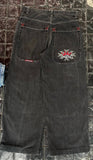 Zingj Y2K Baggy Jeans Men's Pattern Hip-Hop Street Harajuku Men's Wide-Legged Pants 211-0-Outfit