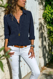 Women's Loose Lapel Long Sleeve