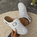Trade Bao Head Half Slippers Women 2025 New With Slope And Large Size Hollow