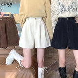 Women Autumn College Friends Simple Pure Corduroy New Arrival Mujer Cozy Design Casual Fashion Basic Feminino Ulzzang