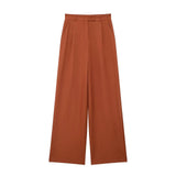 New Pleated Wide-Leg Pants In Spring 9686