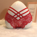 Life Year Hollow Lace Ultra-Thin Hot Fine With Transparent Mesh Low-Rise Lady