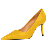 Shoes Patent Leather Woman Pumps Women Heels Stiletto 8 Cm High Heels Female Shoes Party Shoes Fashion Pumps