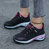Autumn New Air Cushion Running Shoes Women's High Soft Bottom Shock Absorber Sports Thick-Soled Casual