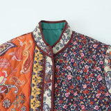 Women's 2025 New Winter Retro Print Casual Loose Cotton