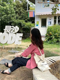 Zingj Quality Pure Cotton Han Fan Lazy Wind Doll Style Loose Long Sleeve Design Sense Shirt Female 2024 Spring Shirt