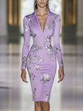 Women's Dress In Autumn And Winter 2025 Holiday Fashion Style And Printed