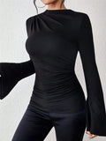 And Winter New Folding Design Horn Sleeves To Stand Up To The Lady's