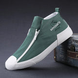 High Help Men's Shoes Canvas Shoes Men's Autumn Pedal Leisurely British High-Bong Shoes Men's