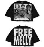 Cool Boy New English Before And After Printing 毛棉 Five-Sleeved T-Shirt Round Collar