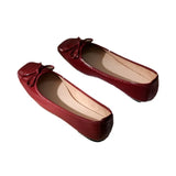 Flat-Soled Single-Shoe Women's Spring 2025 New French Small Fragrant Breeze Bare-Colored Soft-Skind Soft-Tailed Four-Season Evening