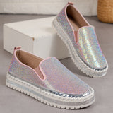 And Autumn 2025 New Lefu Shoes Thick Sole Lazy One Foot Pedal Drilling Shoes Women's Flat-Bottomed