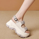 Sandals Women's New Summer 2025 New Fashion Retro Small Cozy Casual Thick-Solum Beach