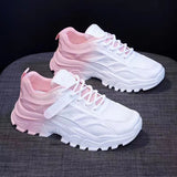 Women's Autumn Breathable Comfortable Hollow Net With Old Dad Shoes 2025 Autumn And Winter Casual Women's
